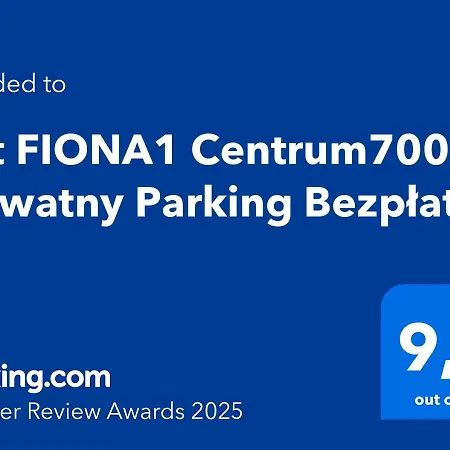 アパート Fiona1 Centrum700m Parking Bezplatny Monitorowany Salon Tv Sypialnia Tv Kuchnia Lazienka Rekuperacja